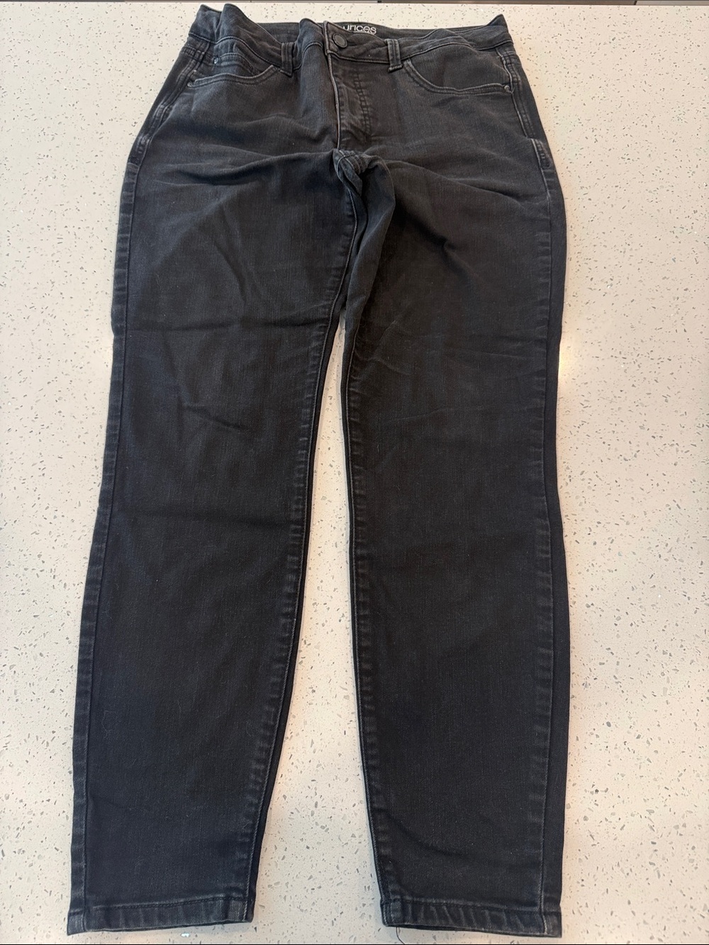 Maurice’s ever flex high-rise black denim jean